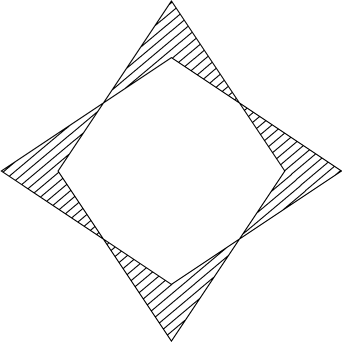 ２つのひし形から 算数の広場